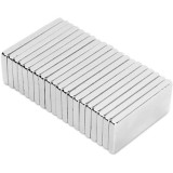 Cumpara ieftin Set 20 magneti neodim, foarte puternici, 20x10x2 mm - Patrati