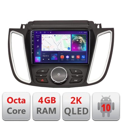 Navigatie Ford Kuga 2015-2020 SYNC2 si SYNC3 Android Octa Core Ecran 2K QLED GPS 4G 4+32GB 360 KIT-kuga+EDT-E409-2K CarStore Technology foto