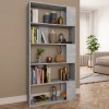 VidaXL Bibliotecă/Separator, gri beton, 80x24x159 cm, lemn prelucrat 800103
