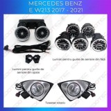 Lumini ambientale Mercedes W213-02+03+04 2017-2021 dedicat ventilatoare iluminate control telefon sau sistem original CarStore Technology