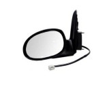 Oglinda exterioara Chrysler Pt Cruiser (Pt), 06.2000-11.2005, partea Stanga, culoare sticla crom, carcasa neagra, cu incalzire, ajustare electrica,