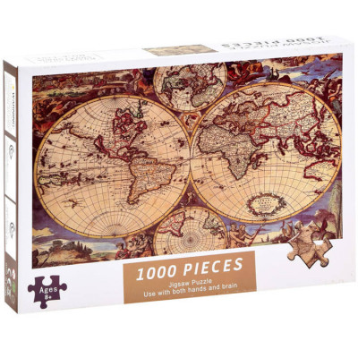 Puzzle vechi vechi WORLD MAP 1000 piese ZA3963 foto