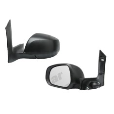 Oglinda exterioara Opel Agila (Hb), 01.2008-2015, Suzuki Splash (Ex), 01.2008-2014, Stanga, Crom, manuala,prin cablu, Fara incalzire, carcasa neagra,