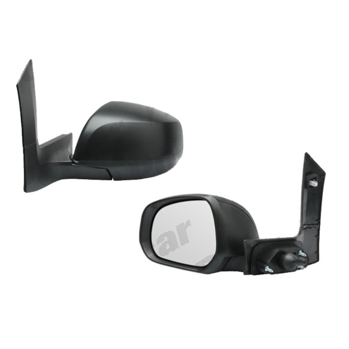 Oglinda exterioara Opel Agila (Hb), 01.2008-2015, Suzuki Splash (Ex), 01.2008-2014, Stanga, Crom, manuala,prin cablu, Fara incalzire, carcasa neagra,