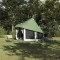 vidaXL Cort de familie Tipi cu acoperiș Verde 404 x 370 x 270 cm 42000963