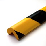 Bandă Protecție Colțuri, 90cm, Negru-Galben, Semnalizare - Carboysafety