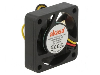 Ventilator axial DC 12V 40x40x10mm 28,5dBA EBR 2,41mmH2O foto