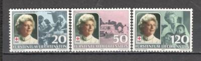 Liechtenstein.1985 Principesa Gina-presedinte Crucea Rosie SL.170 foto