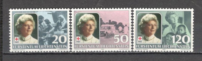 Liechtenstein.1985 Principesa Gina-presedinte Crucea Rosie SL.170