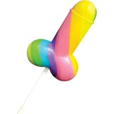 Acadea curcubeu in forma de penis