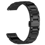 Curea ceramica, compatibila Huawei Watch GT 5 46mm, telescoape Quick Release, 22mm, Negru