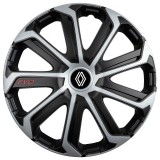 Set 4 Capace Roti Evo Gri-Negru R16, pentru Renault Nou