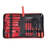 Cumpara ieftin Kit Universal de Instrumente Antizgarieturi Pentru Demontat Accesorii Auto, Tapiterie, Radio si Navigatie, 19 Piese