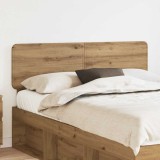 vidaXL Tăblie cap cu headboard Stejar Artizanal 150 cm Lemn compozit 888538