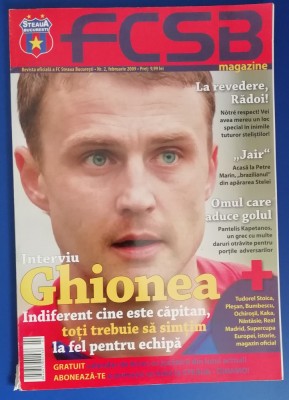 myh 19 - Revista FCSB magazin - Steaua Bucuresti - nr 2/februarie 2009 foto