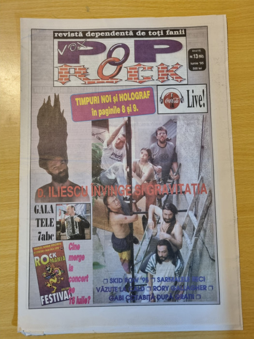 vox pop rock iunie 1995-timpuri noi,holograf,g.cotabita,sarmalele reci