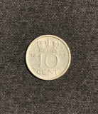 Moneda 10 cenți 1967 Olanda, Europa