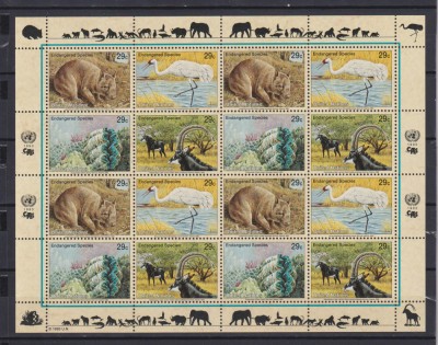 NATIUNILE UNITE U.S.A 1993 FAUNA MI.644-647 MNH foto