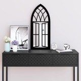 VidaXL Oglindă,negru, 70x30 cm,fier, pentru utilizare &icirc;n interior
