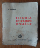 ISTORIA LITERATURII ROMANE - D. MURARASU