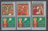 ROMANIA 2006 LP 1747 a CRACIUN SERIE CU TABS MNH, Nestampilat