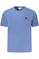 Calvin Klein Jeans Tricou barbati, cu logo, din bumbac, Regular fit, Azur, M foto