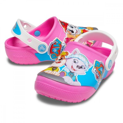 Saboți Crocs Fun Lab Paw Patrol Roz - Electric Pink foto