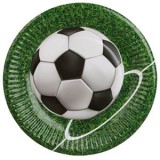 Set de 12 farfurii de petrecere carton temă fotbal, CMCLASS