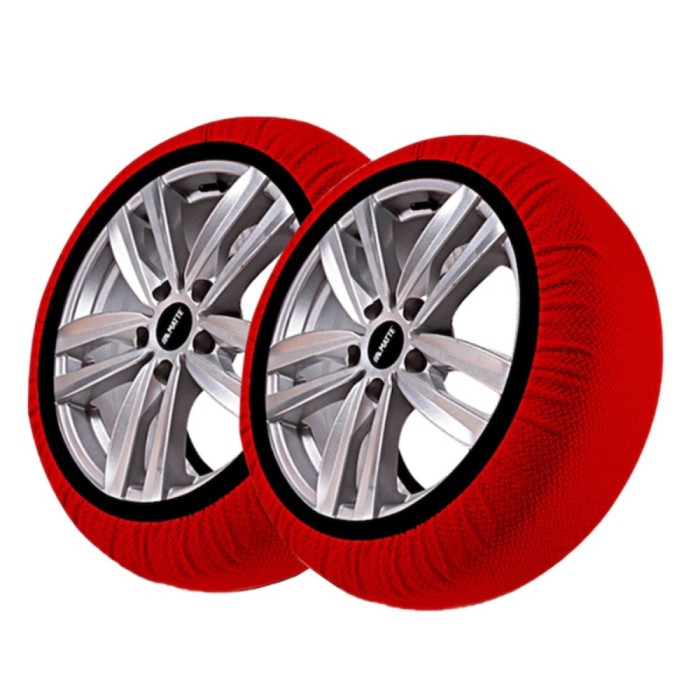 Set 2 lanțuri textile 3D pentru zăpadă , aderență 100%, mărimea XS