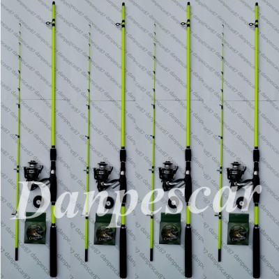 SET 4 Lansete ROBIN HAN BOLENTINO 2.40m + 4 Mulinete SAIMINO X4000 si 4role fir foto
