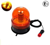 40 LED Lumina de avertizare Stroboscopica Lampa Girofar Intermitenta Magnetica Vid 130mm 12V 24V