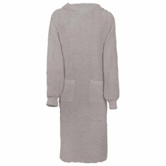vidaXL Rochie de Noapte Gri xl Bumbac