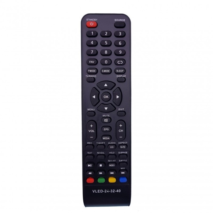 Telecomanda dedicata pentru televizoarele Vortex , negru