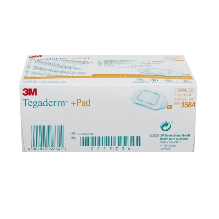 Plasture filmat cu tampon neaderent, Tegaderm 6 x 10 cm, 3M ,1 buc