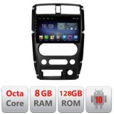 Navigatie Jimny 2007-2016 F-Jimny07 Octa Core cu Android Radio Bluetooth Internet GPS WIFI DSP 8+128GB 4G CarStore Technology