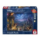 Cumpara ieftin Puzzle Schmidt - Thomas Kinkade: The Beauty and the Beast, Dancing in the Moonlight, 1000 piese
