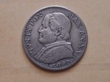 1 lira 1867 Vatican, argint