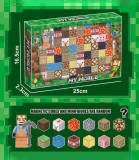 Cuburi Magnetice pentru Copii Minecraft 100 Piese