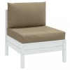 VidaXL Perne de paleți, 2 buc., melanj gri taupe, material textil 4002649