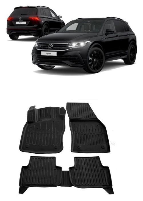 Set Covorase Auto Cauciuc Umbrella Pentru Volkswagen Tiguan II (2015-2024)