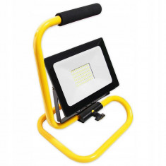 Proiector LED SMD portabil, 30W, 5500K, unghi 120 grade, IP65, cablu 2 m, exterior foto