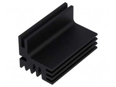 Radiator Negru TO220 50mm x 30mm x 28mm foto
