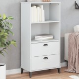 VidaXL Bibliotecă &bdquo;VIKEN&rdquo;, alb, 60x35x123 cm, lemn prelucrat