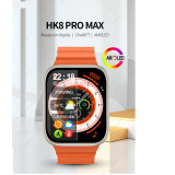 Ceas inteligent SMARTWATCH HK8 PRO MAX ULTRA, NFC, AMOLED, CUREA EXTRA CADOU