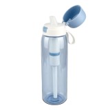 Sticla cu filtru de apa RARINCARE, Tritan, Capac retractabil rezistent, Capacitate de 770 ml, Albastru