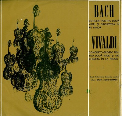 Bach_Vivaldi_Oistrach - Concert BWV 1053 / Concerto Grosso, Op. 3, Nr. 8 (Vinyl) foto