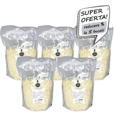 Oferta 5 buc Ceara Elastica Epildeli Perle Ciocolata Alba 1kg