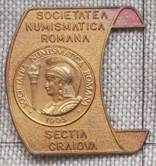 Insigna SNR Sectia Craiova foto