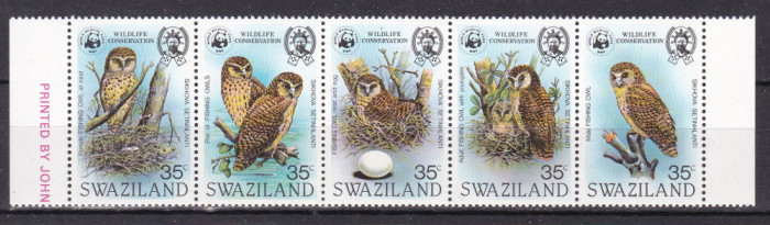 Swaziland 1982 fauna pasari MI 398-402 MNH ww81