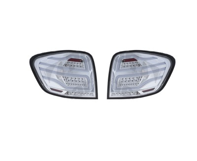 Stop spate, lampa Mercedes Clasa Ml (W164), 07.2005-06.2008, model tuning, montare spate, stanga+dreapta, LED; cromat, transparent; tuning; Taiwan foto